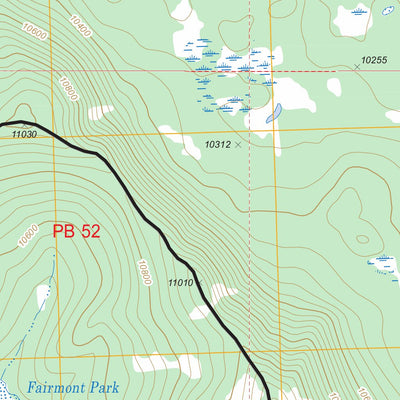 US Forest Service - Topo Chalk Mountain, CO FSTopo Legacy digital map