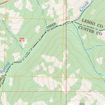 US Forest Service - Topo Challis Creek Lakes, ID FSTopo Legacy digital map