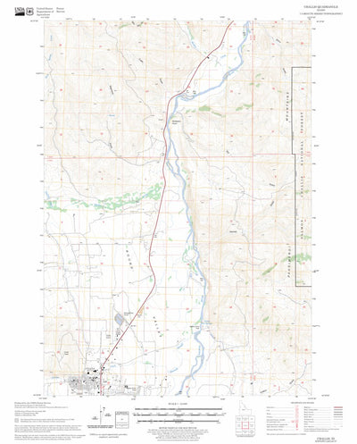 US Forest Service - Topo Challis, ID FSTopo Legacy digital map