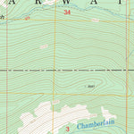 US Forest Service - Topo Chamberlain Mountain, ID FSTopo Legacy digital map
