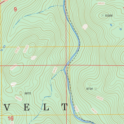 US Forest Service - Topo Chambers Lake, CO FSTopo Legacy digital map