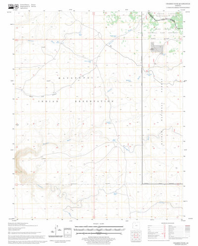 US Forest Service - Topo Chamisa Tank, AZ FSTopo Legacy digital map