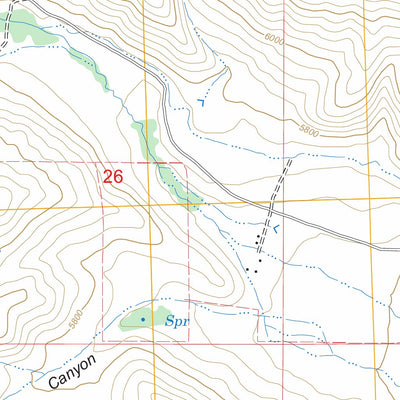 US Forest Service - Topo Champagne Creek, ID FSTopo Legacy digital map