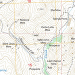 US Forest Service - Topo Champagne Creek, ID FSTopo Legacy digital map