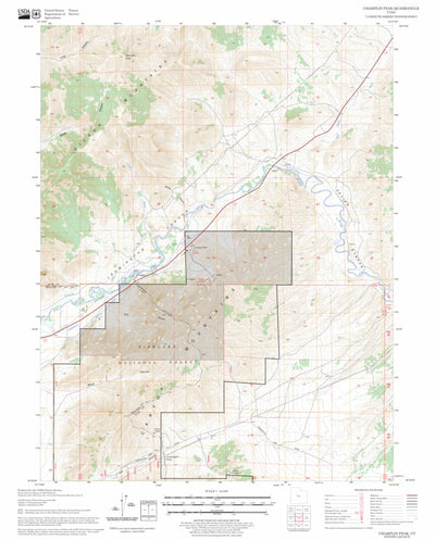 US Forest Service - Topo Champlin Peak, UT FSTopo Legacy digital map