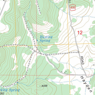 US Forest Service - Topo Chapin Creek, OR FSTopo Legacy digital map