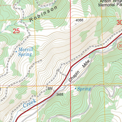 US Forest Service - Topo Chapin Creek, OR FSTopo Legacy digital map