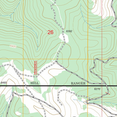 US Forest Service - Topo Charcoal Gulch, MT FSTopo Legacy digital map