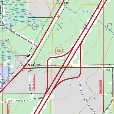 US Forest Service - Topo Charles, MI FSTopo Legacy digital map