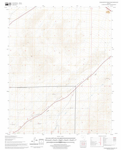 US Forest Service - Topo Charleston Peak NE, NV FSTopo Legacy digital map