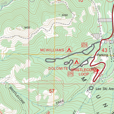 US Forest Service - Topo Charleston Peak, NV FSTopo Legacy digital map