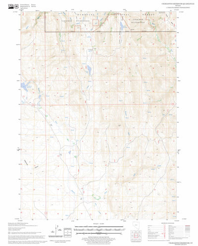 US Forest Service - Topo Charleston Reservoir, NV FSTopo Legacy digital map