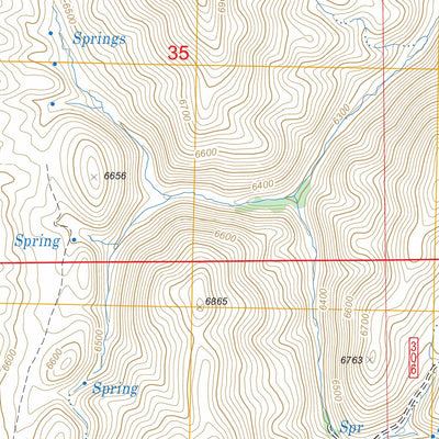 US Forest Service - Topo Charleston Reservoir, NV FSTopo Legacy digital map