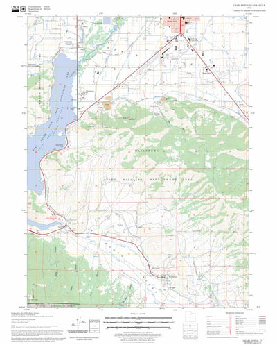 US Forest Service - Topo Charleston, UT FSTopo Legacy digital map