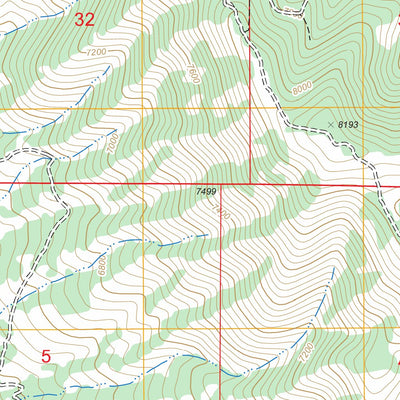 US Forest Service - Topo Charleston, UT FSTopo Legacy digital map