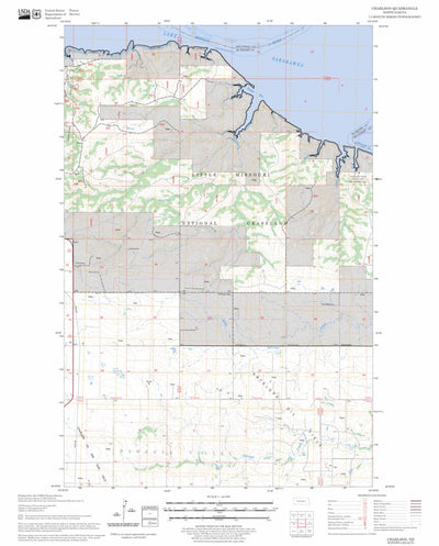 US Forest Service - Topo Charlson, ND FSTopo Legacy digital map