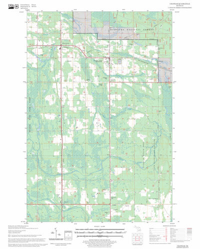 US Forest Service - Topo Chatham, MI FSTopo Legacy digital map