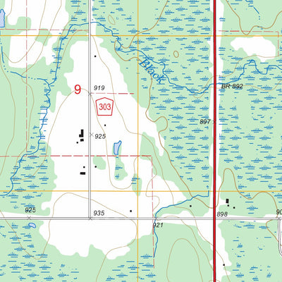 US Forest Service - Topo Chatham, MI FSTopo Legacy digital map