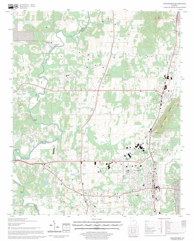 US Forest Service - Topo Chatsworth, GA FSTopo Legacy digital map