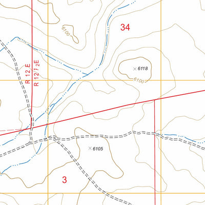 US Forest Service - Topo Chavez Mountain East, AZ FSTopo Legacy digital map