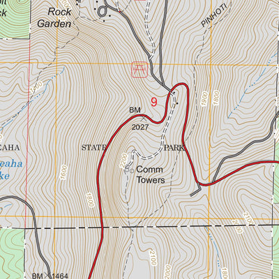 US Forest Service - Topo Cheaha Mountain, AL FSTopo Legacy digital map