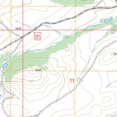 US Forest Service - Topo Checkerboard, MT FSTopo Legacy digital map