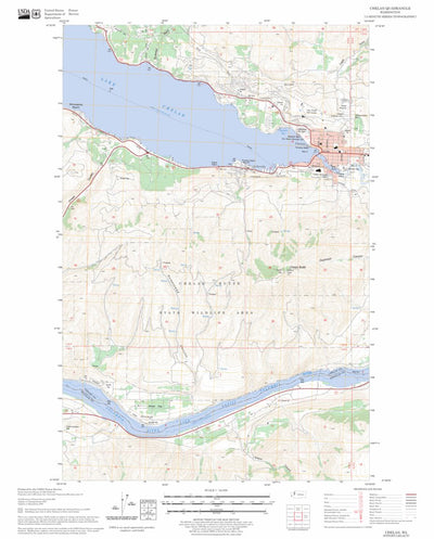 US Forest Service - Topo Chelan, WA FSTopo Legacy digital map