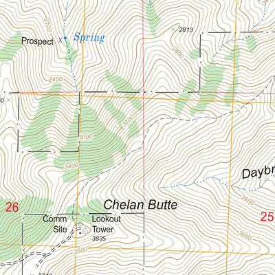 US Forest Service - Topo Chelan, WA FSTopo Legacy digital map