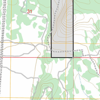US Forest Service - Topo Chemult, OR FSTopo Legacy digital map