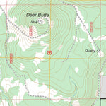 US Forest Service - Topo Chemult, OR FSTopo Legacy digital map