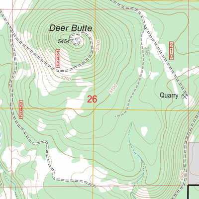 US Forest Service - Topo Chemult, OR FSTopo Legacy digital map
