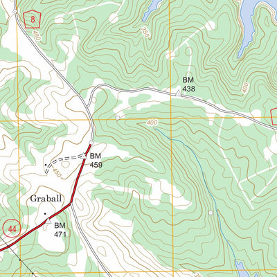 US Forest Service - Topo Chennault, GA - SC FSTopo Legacy digital map