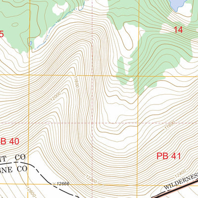 US Forest Service - Topo Chepeta Lake, UT FSTopo Legacy digital map