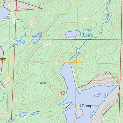 US Forest Service - Topo Cherokee Lake, MN FSTopo Legacy digital map