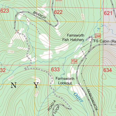 US Forest Service - Topo Cherry Grove, PA FSTopo Legacy digital map