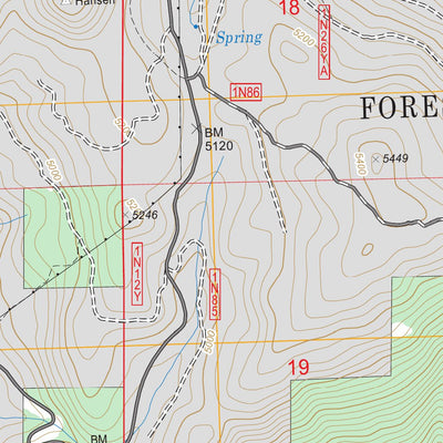 US Forest Service - Topo Cherry Lake South, CA FSTopo Legacy digital map