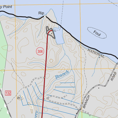 US Forest Service - Topo Cherry Point, NC FSTopo Legacy digital map