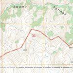 US Forest Service - Topo Cherry Spring Peak, AZ FSTopo Legacy digital map