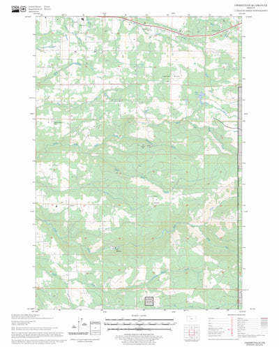 US Forest Service - Topo Cherryville, OR FSTopo Legacy digital map