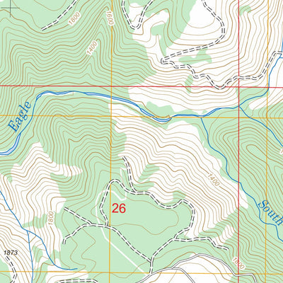 US Forest Service - Topo Cherryville, OR FSTopo Legacy digital map