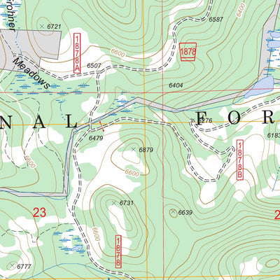 US Forest Service - Topo Chessman Reservoir, MT FSTopo Legacy digital map