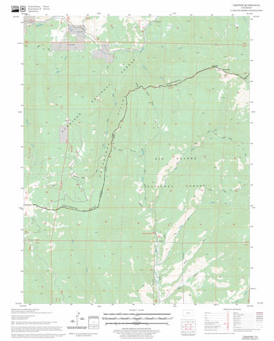 US Forest Service - Topo Chester, CO FSTopo Legacy digital map