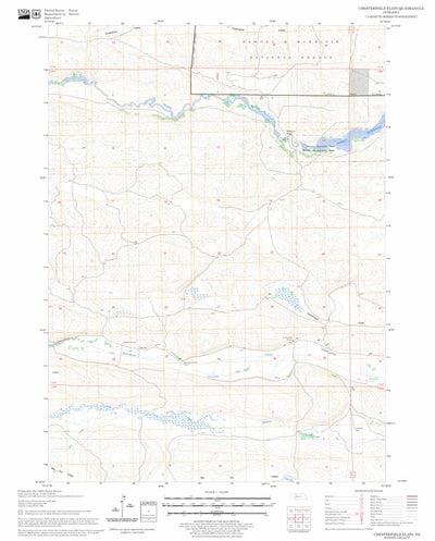 US Forest Service - Topo Chesterfield Flats, NE FSTopo Legacy digital map