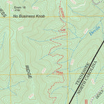 US Forest Service - Topo Chestoa, TN - NC FSTopo Legacy digital map