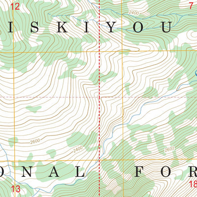 US Forest Service - Topo Chetco Peak, OR FSTopo Legacy digital map