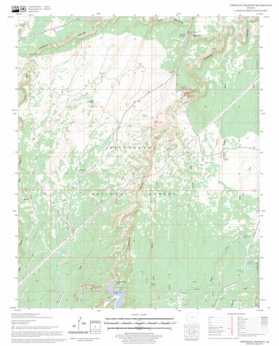 US Forest Service - Topo Chevelon Crossing, AZ FSTopo Legacy digital map