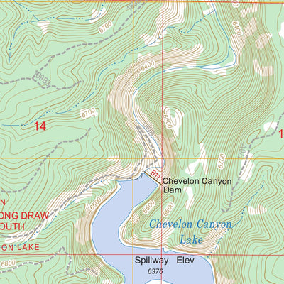 US Forest Service - Topo Chevelon Crossing, AZ FSTopo Legacy digital map