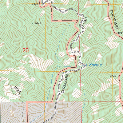 US Forest Service - Topo Chews Ridge, CA FSTopo Legacy digital map