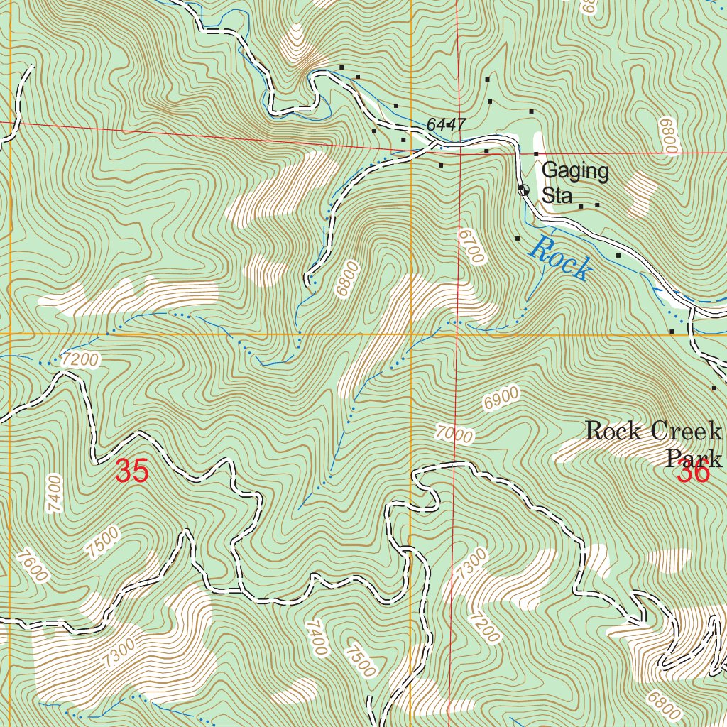 Cheyenne Mountain, CO FSTopo Legacy Map by US Forest Service - Topo ...