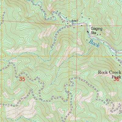 US Forest Service - Topo Cheyenne Mountain, CO FSTopo Legacy digital map